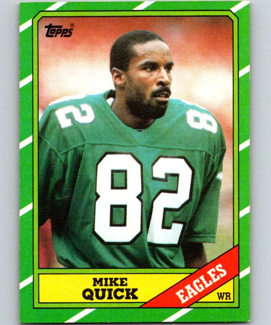 1986 Topps #271 Mike Quick Eagles NFL Football Image 1