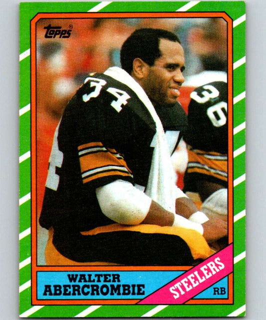 1986 Topps #283 Walter Abercrombie Steelers NFL Football