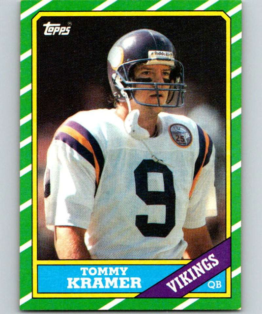 1986 Topps #293 Tommy Kramer Vikings NFL Football