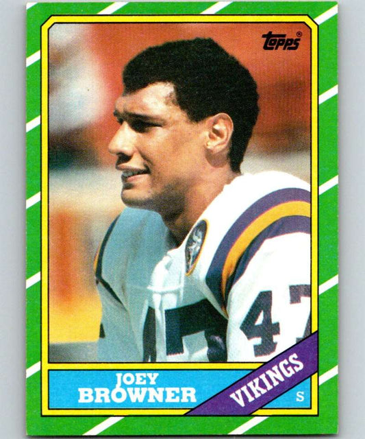 1986 Topps #300 Joey Browner RC Rookie Vikings NFL Football