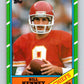 1986 Topps #304 Bill Kenney Chiefs NFL Football Image 1