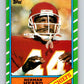 1986 Topps #305 Herman Heard Chiefs NFL Football Image 1
