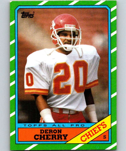1986 Topps #313 Deron Cherry Chiefs NFL Football