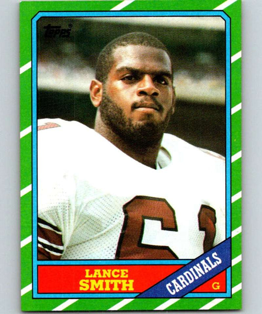 1986 Topps #333 Lance Smith RC Rookie Cardinals NFL Football Image 1