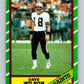 1986 Topps #340 Dave Wilson Saints NFL Football Image 1