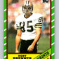 1986 Topps #342 Hoby Brenner Saints NFL Football Image 1
