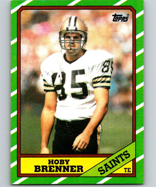 1986 Topps #342 Hoby Brenner Saints NFL Football Image 1