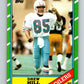 1986 Topps #353 Drew Hill Oilers NFL Football Image 1