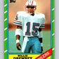 1986 Topps #354 Willie Drewrey RC Rookie Oilers NFL Football Image 1