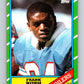 1986 Topps #358 Frank Bush Oilers NFL Football Image 1