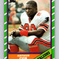 1986 Topps #365 Arthur Cox Falcons NFL Football Image 1