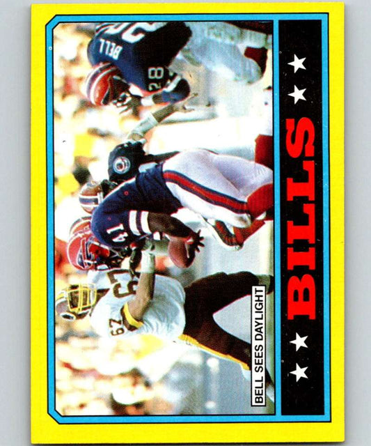 1986 Topps #383 Greg Bell Bills TL NFL Football Image 1