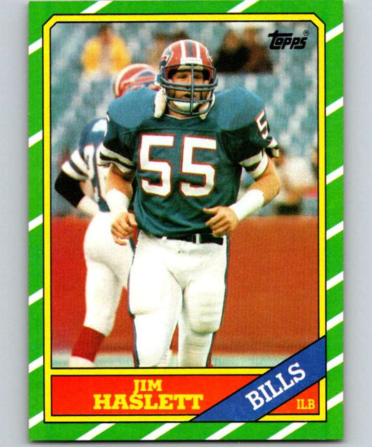 1986 Topps #392 Jim Haslett Bills NFL Football