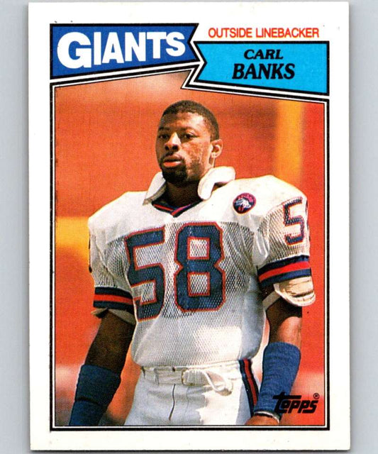 1987 Topps #24 Carl Banks NY Giants NFL Football