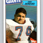1987 Topps #29 Erik Howard RC Rookie NY Giants NFL Football Image 1
