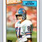 1987 Topps #35 Steve Watson Broncos NFL Football Image 1