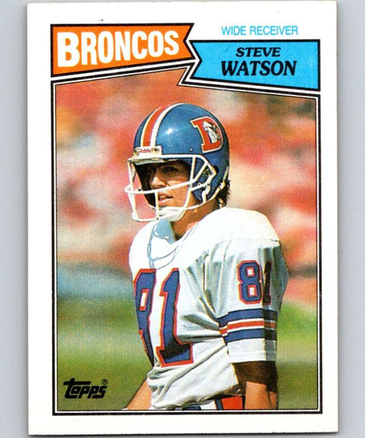 1987 Topps #35 Steve Watson Broncos NFL Football Image 1