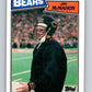 1987 Topps #44 Jim McMahon Bears NFL Football
