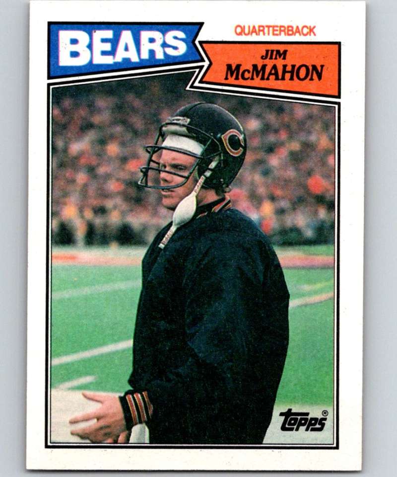 1987 Topps #44 Jim McMahon Bears NFL Football