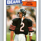 1987 Topps #45 Doug Flutie RC Rookie Bears NFL Football