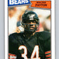1987 Topps #46 Walter Payton Bears NFL Football