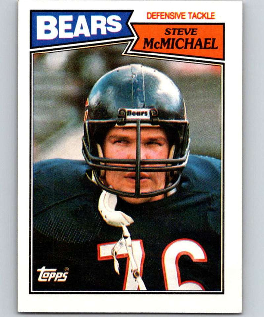 1987 Topps #54 Steve McMichael Bears NFL Football Image 1