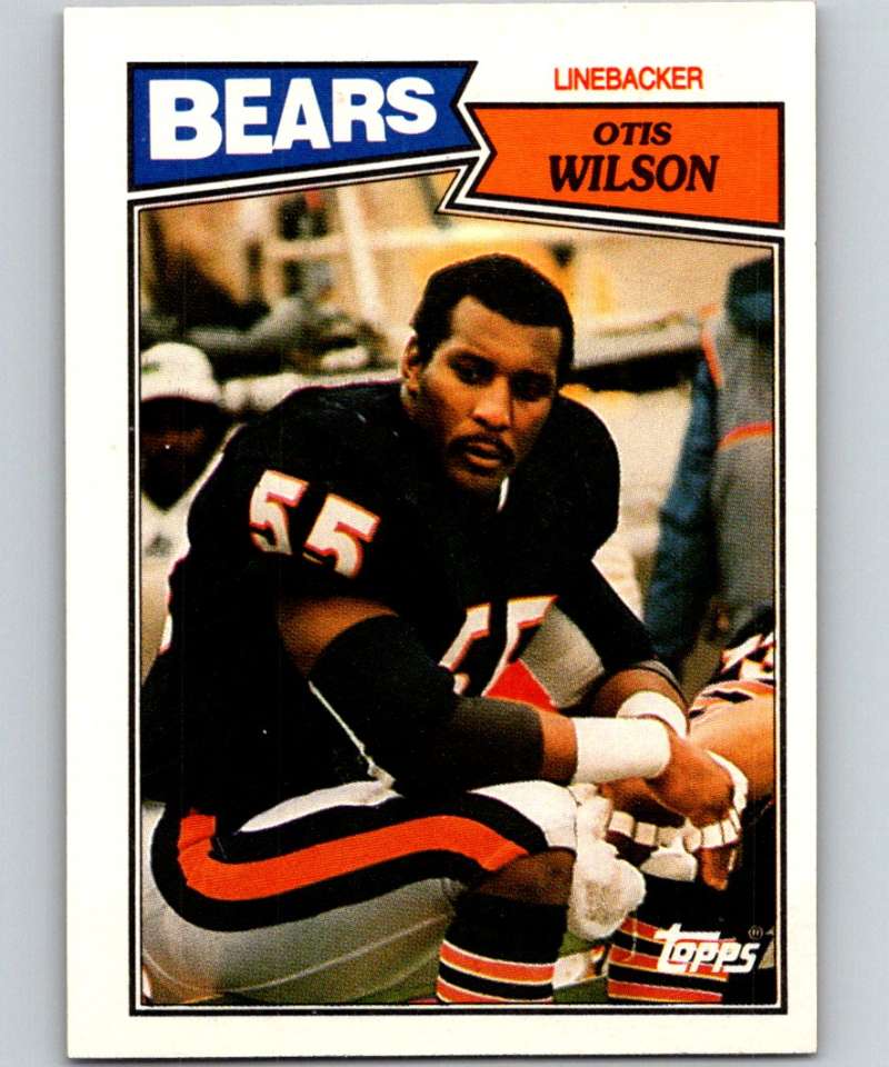 1987 Topps #57 Otis Wilson Bears NFL Football Image 1