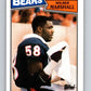 1987 Topps #59 Wilber Marshall Bears NFL Football
