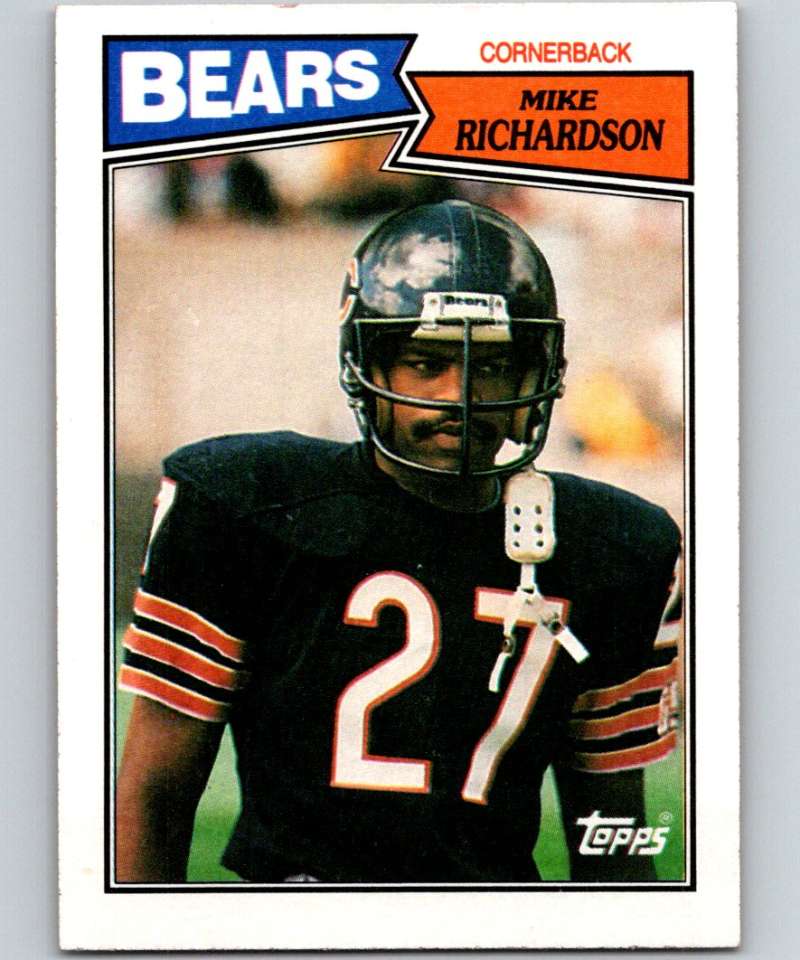 1987 Topps #60 Mike Richardson Bears NFL Football