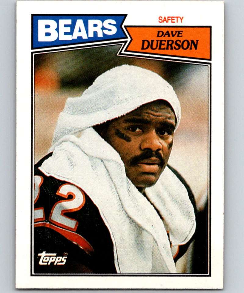 1987 Topps #61 Dave Duerson Bears NFL Football Image 1