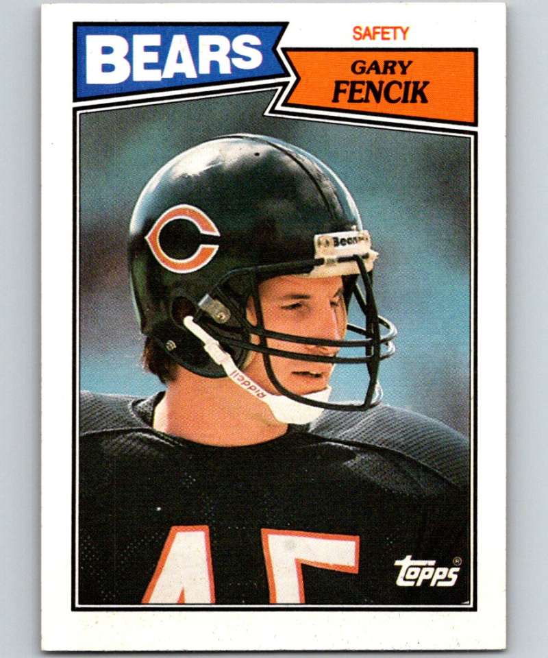 1987 Topps #62 Gary Fencik Bears NFL Football Image 1