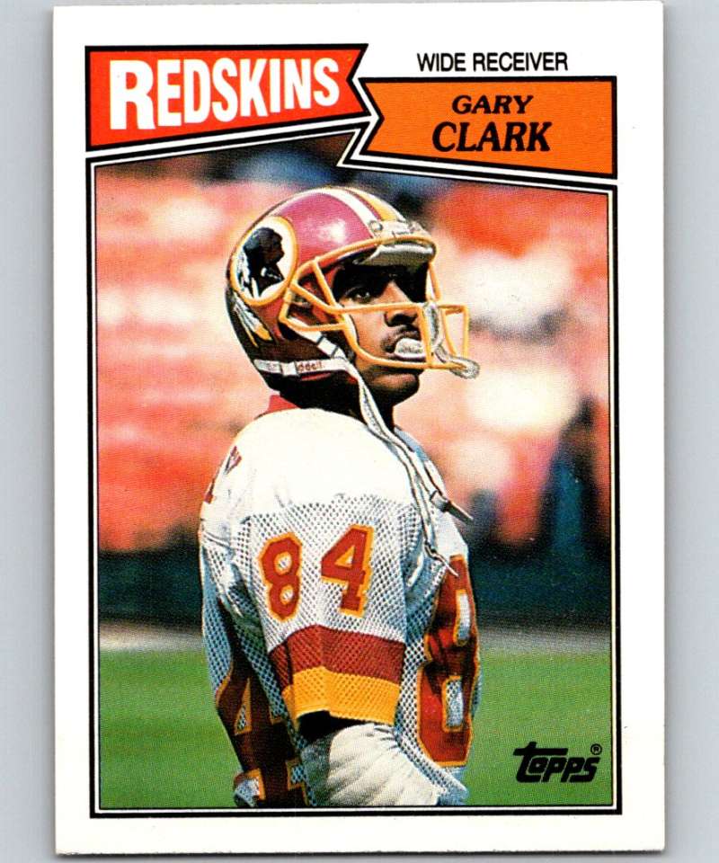1987 Topps #68 Gary Clark Redskins NFL Football Image 1
