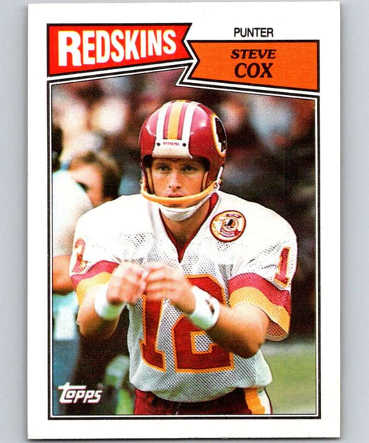 1987 Topps #71 Steve Cox Redskins NFL Football