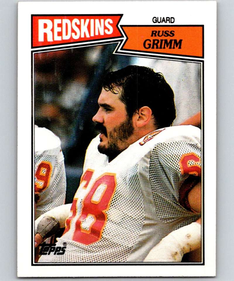1987 Topps #73 Russ Grimm Redskins NFL Football