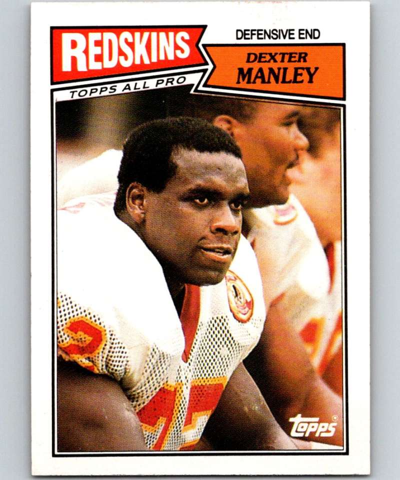 1987 Topps #76 Dexter Manley Redskins NFL Football