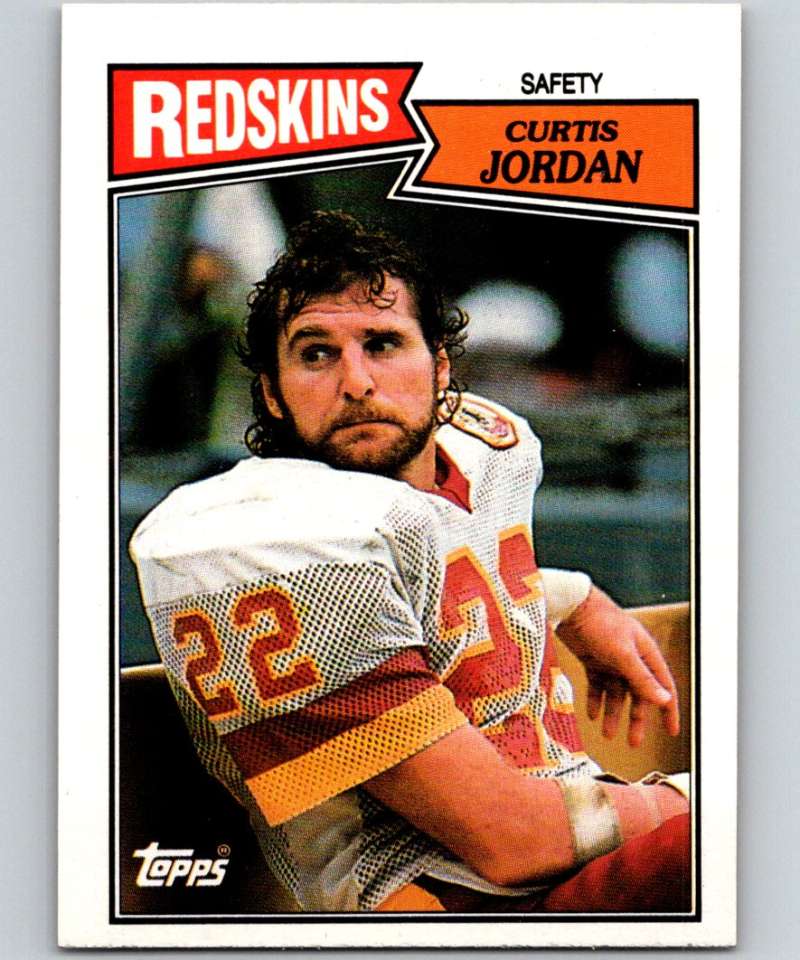1987 Topps #78 Curtis Jordan Redskins NFL Football