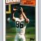 1987 Topps #84 Brian Brennan RC Rookie Browns NFL Football Image 1