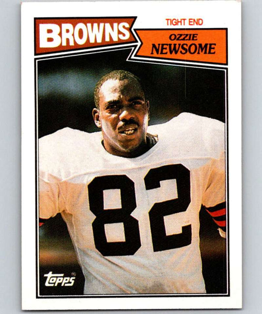1987 Topps #85 Ozzie Newsome Browns NFL Football Image 1