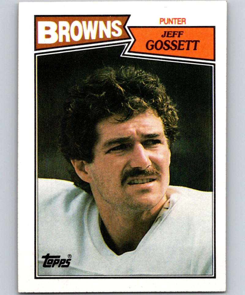 1987 Topps #86 Jeff Gossett Browns NFL Football