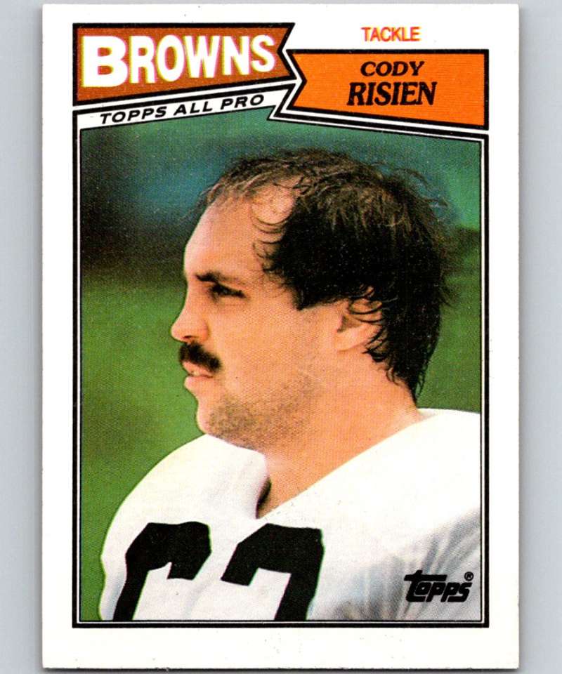1987 Topps #87 Cody Risien Browns NFL Football Image 1