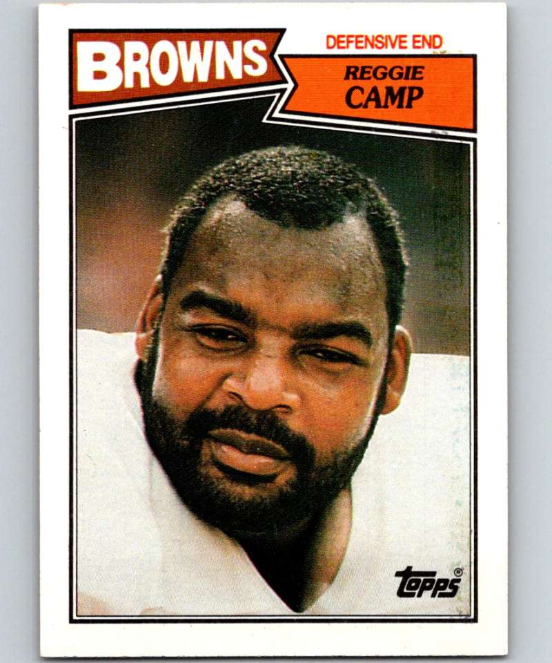 1987 Topps #88 Reggie Camp Browns NFL Football Image 1