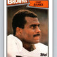 1987 Topps #91 Chip Banks Browns NFL Football Image 1