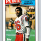 1987 Topps #101 Stanley Morgan Patriots NFL Football Image 1