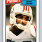 1987 Topps #102 Irving Fryar Patriots NFL Football Image 1