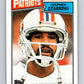 1987 Topps #103 Stephen Starring Patriots NFL Football Image 1