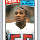 1987 Topps #108 Don Blackmon Patriots NFL Football