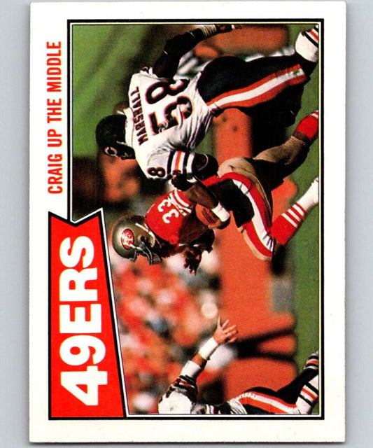 1987 Topps #111 Roger Craig 49ers TL NFL Football Image 1