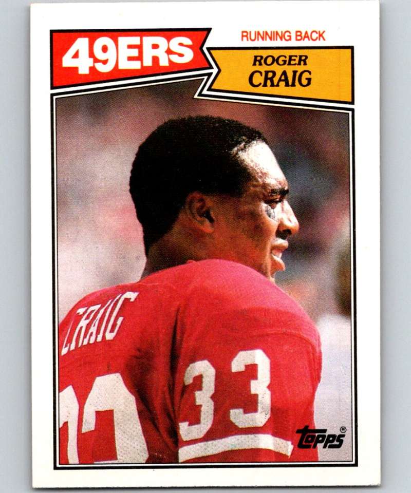 1987 Topps #113 Roger Craig 49ers NFL Football