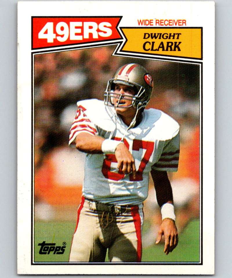 1987 Topps #116 Dwight Clark 49ers NFL Football