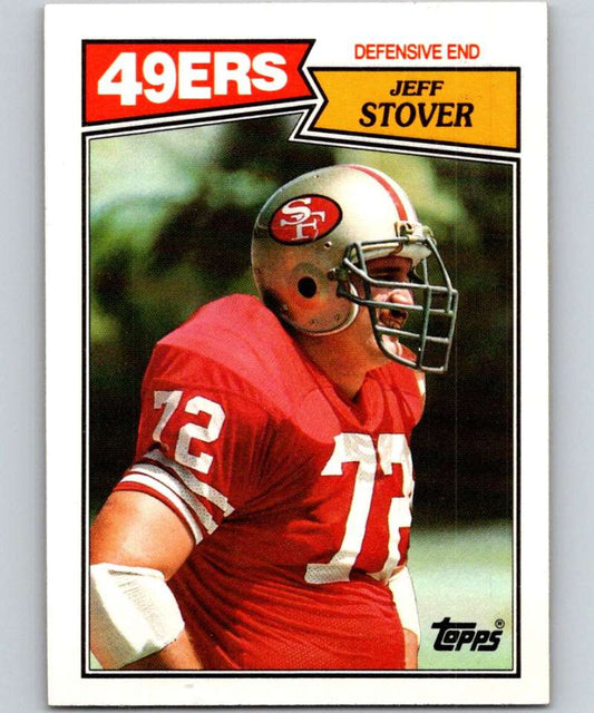 1987 Topps #119 Jeff Stover 49ers NFL Football